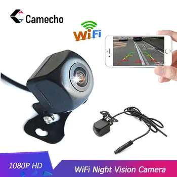 

Camecho IP67 Waterproof 1080P Full HD Rear View Safety Wifi Backup Camera System with Night Vision View Camera on Mobile Device