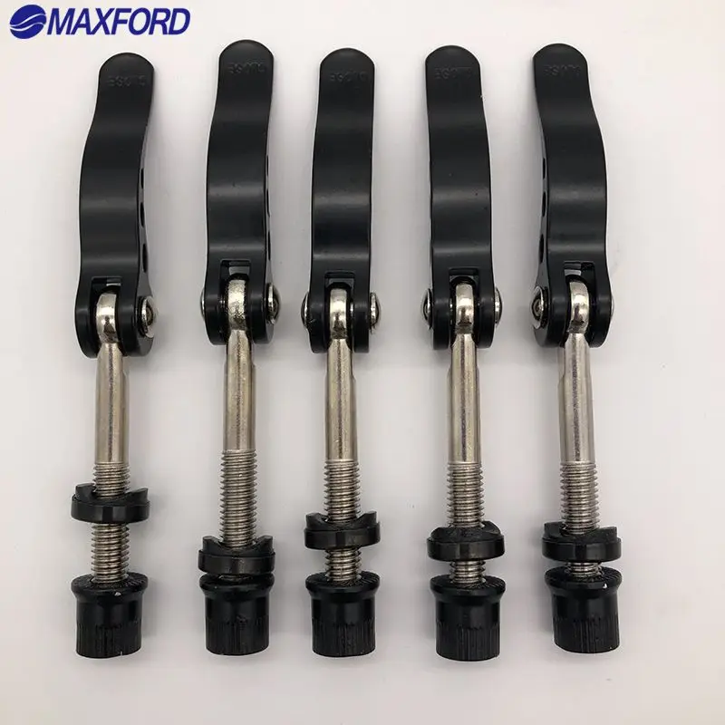 MAKSEY M8X65mm алюминиевый сплав быстросъемный зажим черный белый цвет зажим для велосипедного сиденья с винтовым зажимом для велосипедной трубы плотно фиксируется