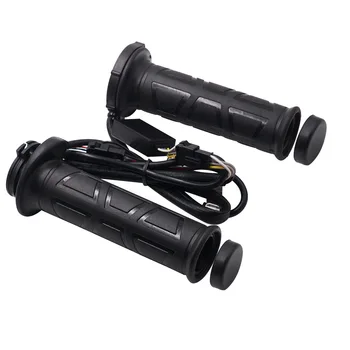 

New Black 7/8" motos Motorcycle handlebar Electric Hot Heated Grips Handle Handlebar Warmer Motorcycle Accessories