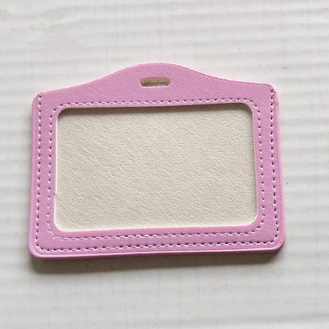Cute Card Cover Clip New Design Silicone Retractable Student Nurse Badge Reel Clip Cartoon ID Card Badge Holder accessories Pink