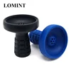 LOMINT 7 Holes Silicone Hookah Bowls Shisha Accessories Black Blue Red Purple Green Yellow LM-B114 1