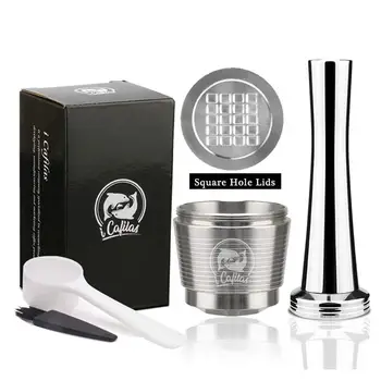 

Reusable Refillable Coffee Capsule Stainless Steel Pod for Nespresso