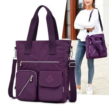 

HOT Women Messenger Bag Waterproof Nylon Vintage High capacity Shoulder Bag for Women Handbag bolsas feminina sac a main marques