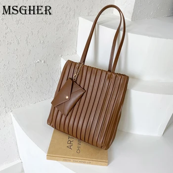 

PU Leather Shoulder Bags For Women 2021 High Quality Small Brand Designer Shoulder Handbags and Purses Hand Bag