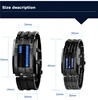 Men Watch 50m Waterproof Lava Watch Double Row Lamp Led Watch Male Fashion Steel Band Electronic Sport Watch Relogios Masculino 5