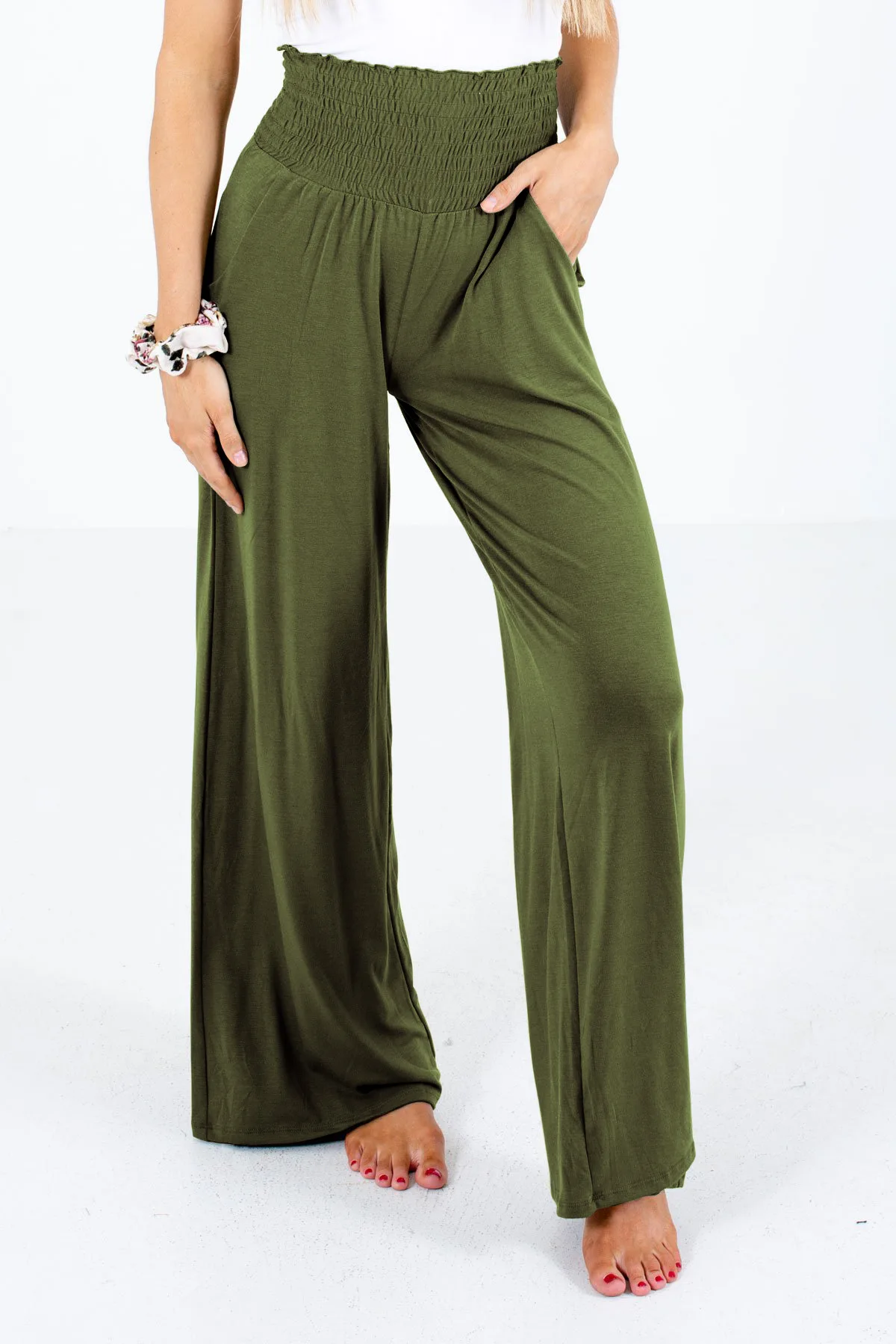 Wide Leg Pants Women Elegant 2022 Spring Summer Solid Loose Casual Trousers High Waist Drape Bottoms European & American Fashion capri trousers