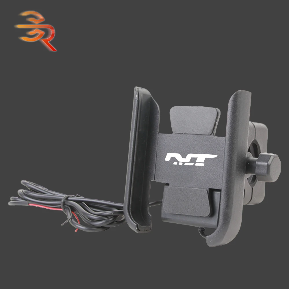 

Motorcycle Mobile Phone Holder Stand Bracket With USB Charger CNC Aluminum Alloy For Honda NT1100 NT 1100 2022 Accessories