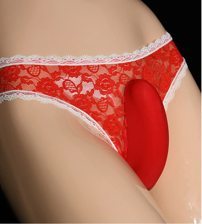 man Lingerie Oil large Pouch bag g strings men underwear sexy gay lace breathable thong underpants |