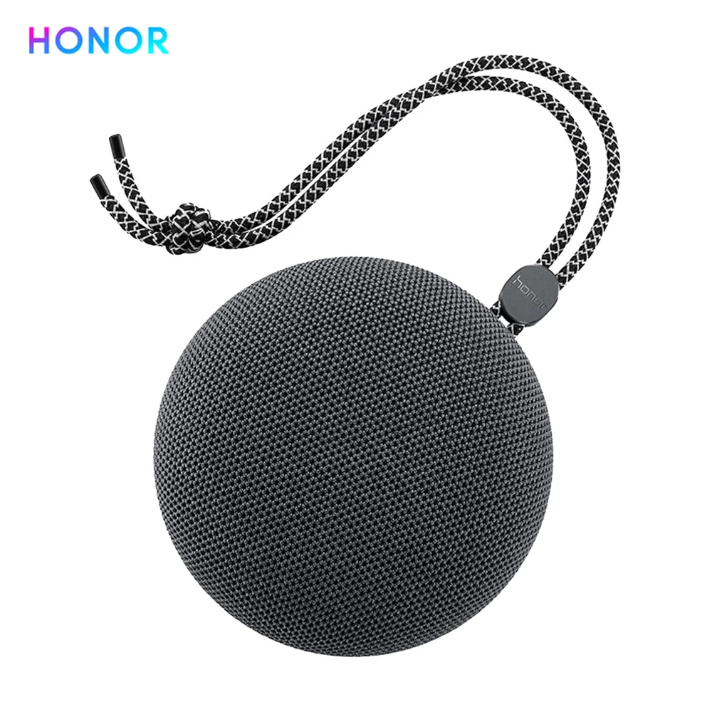 HONOR Soundstone портативный Bluetooth динамик открытый IPX5 Водонепроницаемый Саундбар беспроводной Hands-free сабвуфер - Цвет: Серый