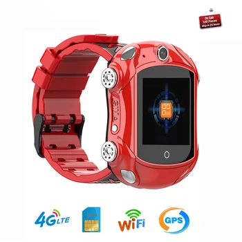 

DF53 Children Smart 4G Watch 1.4 Inch Face Unlocked Watch Global Network WIFI GPS Positioning IP67 Waterproof for Android iOS