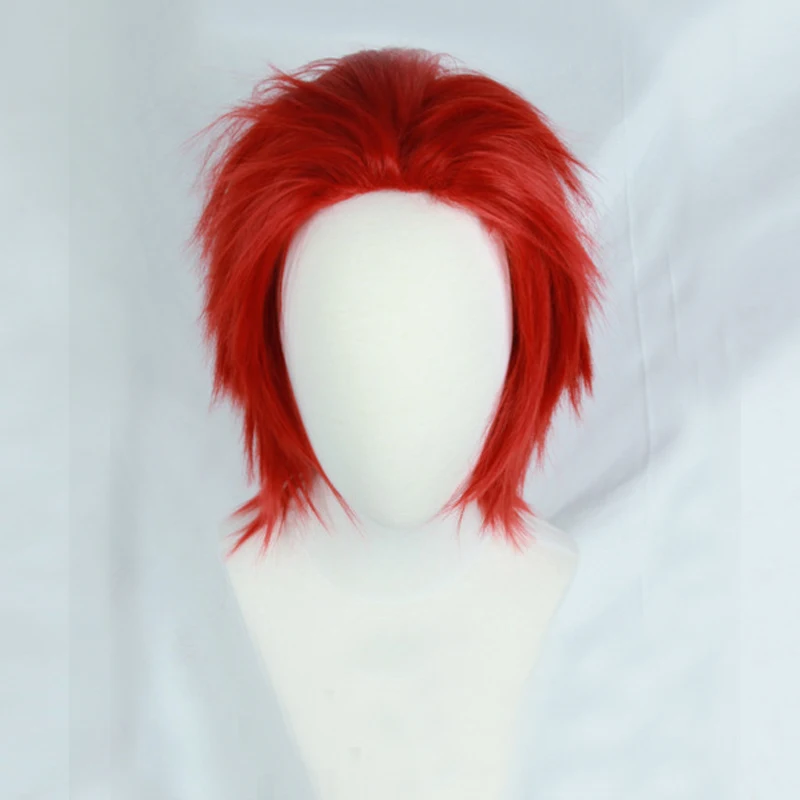 My Boku no Hero Academy Eijirou Kirishima Eijiro короткий красный термостойкий косплей костюм парик+ шапка для парика