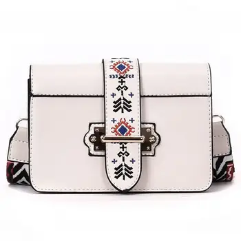 

Mini Small Square Pack Shoulder Bag Crossbody Package Clutch Women Designer Wallet Handbags White