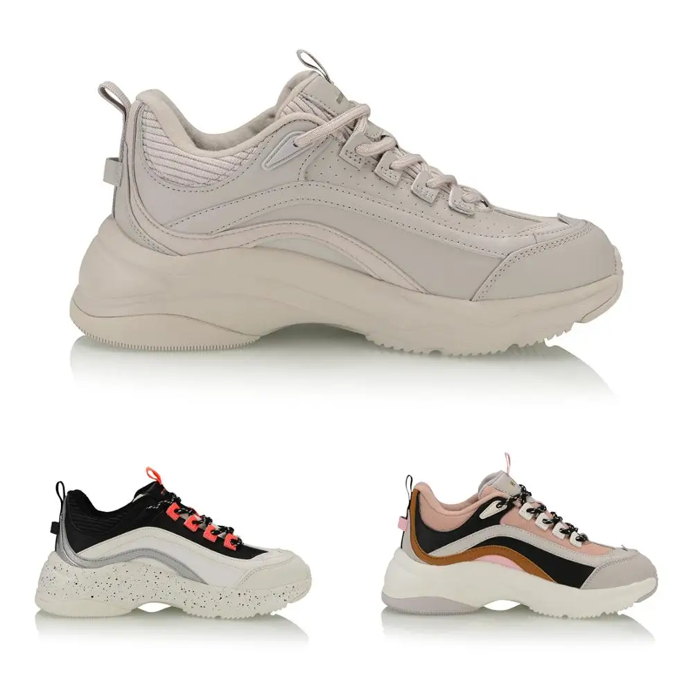 Li-Ning/женская зимняя Классическая обувь AURORA WINDWALKER; зимняя теплая спортивная обувь с флисовой подкладкой для фитнеса; кроссовки; AGCP298 YXB342