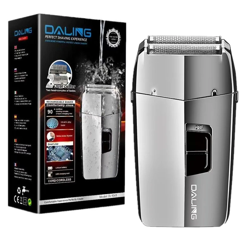 Powerful rechargeable electric shaver wet dry beard razor for men bald head shaving machine hair finishing fades | Бытовая техника