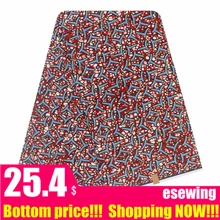 Анкара настоящий воск высокое качество настоящая нигерийская воск Африканский вощеная ткань настоящий для женского платья 6 ярдов