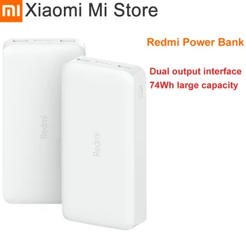 

Xiaomi Redmi Power Bank 10000mAh 20000mAh Edition Large Capacity High-density lithium polymer cells for Laptop Smartphone