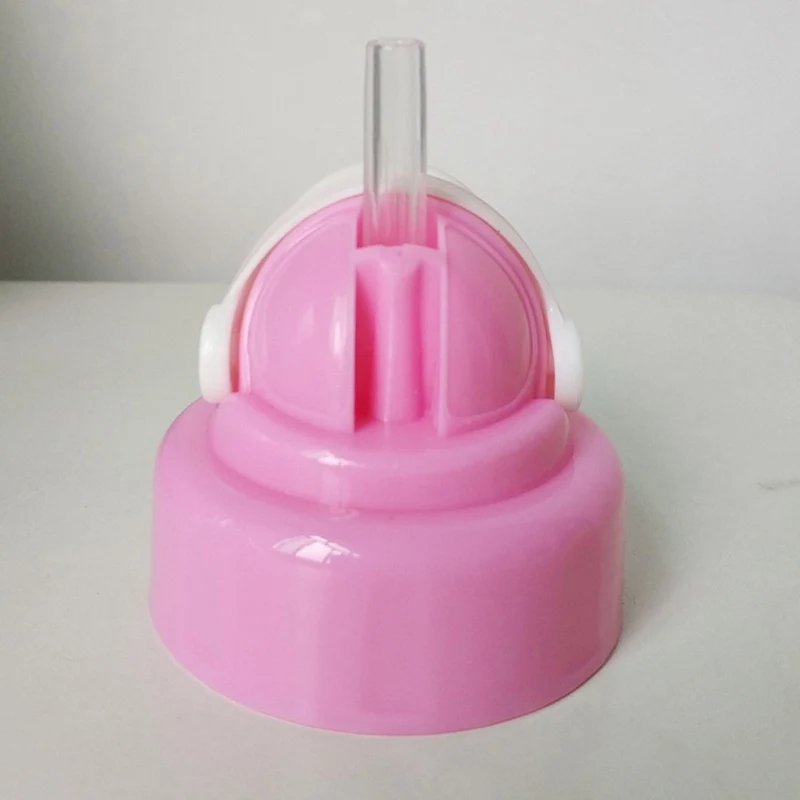 Cute Baby Newborn Wide Mouth Milk Bottle Dust Cap Cover Screw Cap Straw Bottle Change Cover Accessories