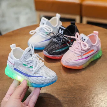 

1-6 years New Children's LED Shoes Boys Girls Lighted Sneakers Glowing Shoes for Kid Sneakers Boys Baby shoes with Luminous Sole