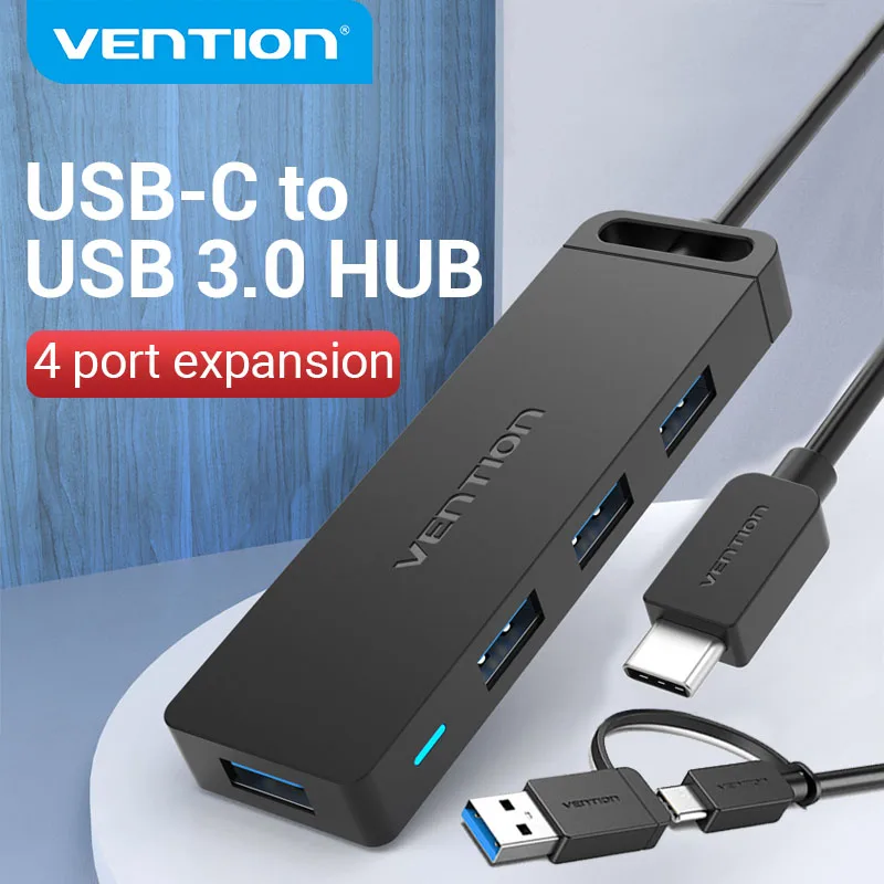 Hub USB C 4 en 1 USB 3.0 USB 2.0 avec adaptateur USBC vers - Temu