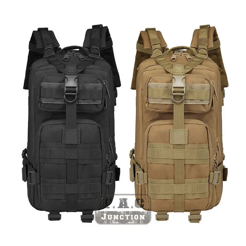 

Tactical 34L 3 Day Assault MOLLE Backpack Pack Camping Army Rucksacks Hydration