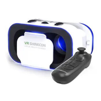 

Hot Virtual Reality Mini Glasses 3D Glasses Virtual Reality Glasses Headset And Handle For Google cardboard Smart supply
