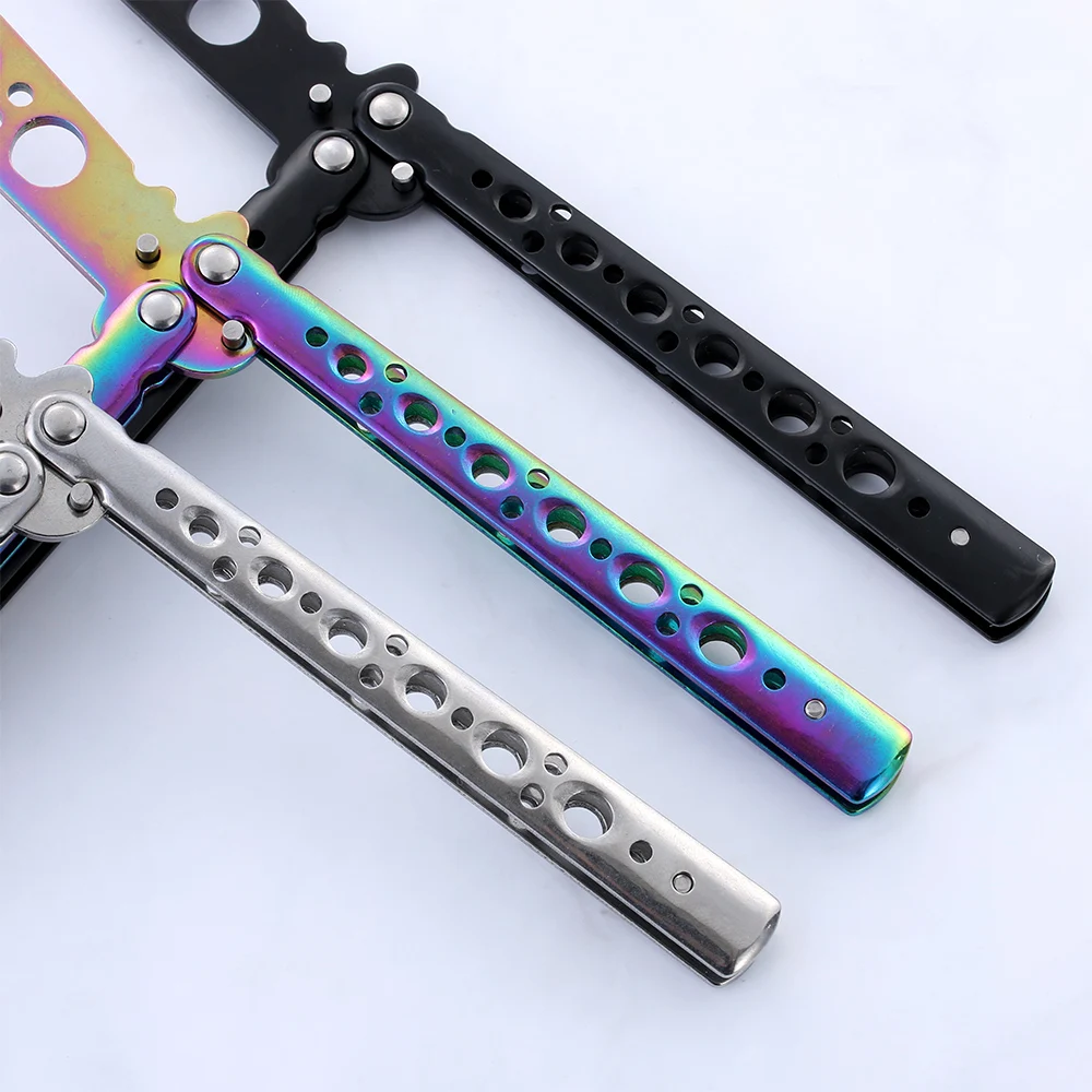 1 шт. металлический тренировочный нож бабочка|Уличные инструменты| |