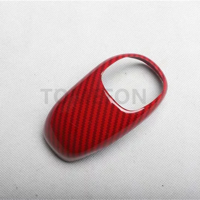 TOMEFON для Jeep Grand Cherokee ABS углеродное волокно краска красная ручка переключения передач крышка Защитная крышка отделка аксессуары для интерьера