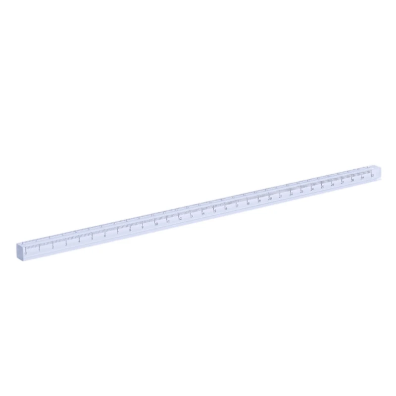 Straight Ruler Plastic Ruler Accurate Mathematics Ruler 1cm Thickness Lightweight Durable for students Draftsman