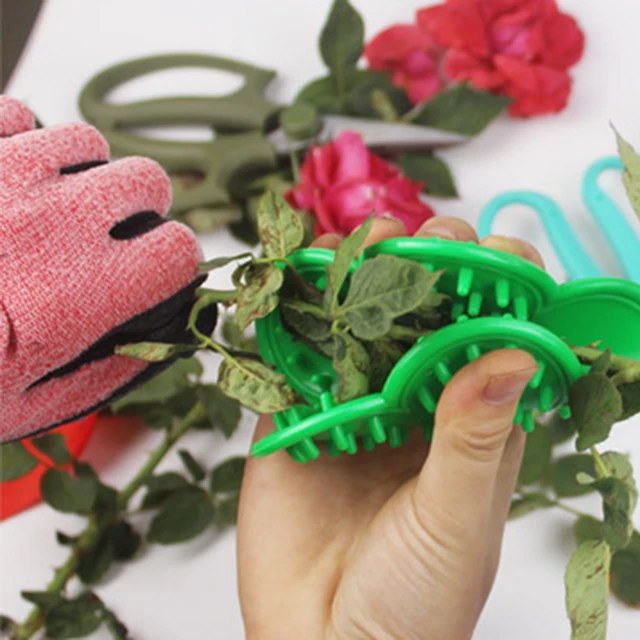 2Db Műanyag Rózsa Sztriptíz Levél Tövisszíni Szerszám Rózsafülkék Eltávolítása Burrs Barkácsolás Vágás Eltávolító Kert Kifinomult - Image 5