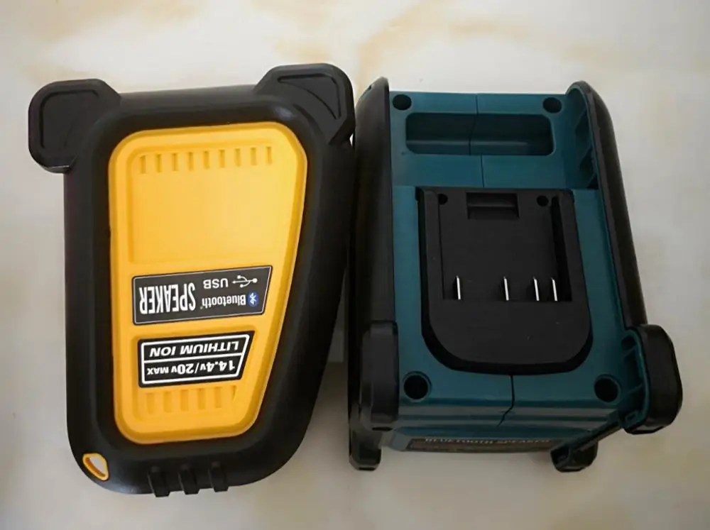 Bluetooth-Колонка для Dewalt Makita Milwaukee Bosch совместима с литиевым аккумулятором 14 4/18 в