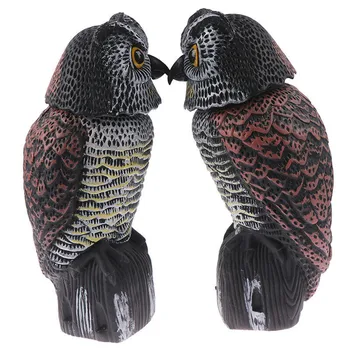 

Decoy Scarer Owl Pest Deterrent Handmade Birds Hunting Repeller Garden Decor DC112