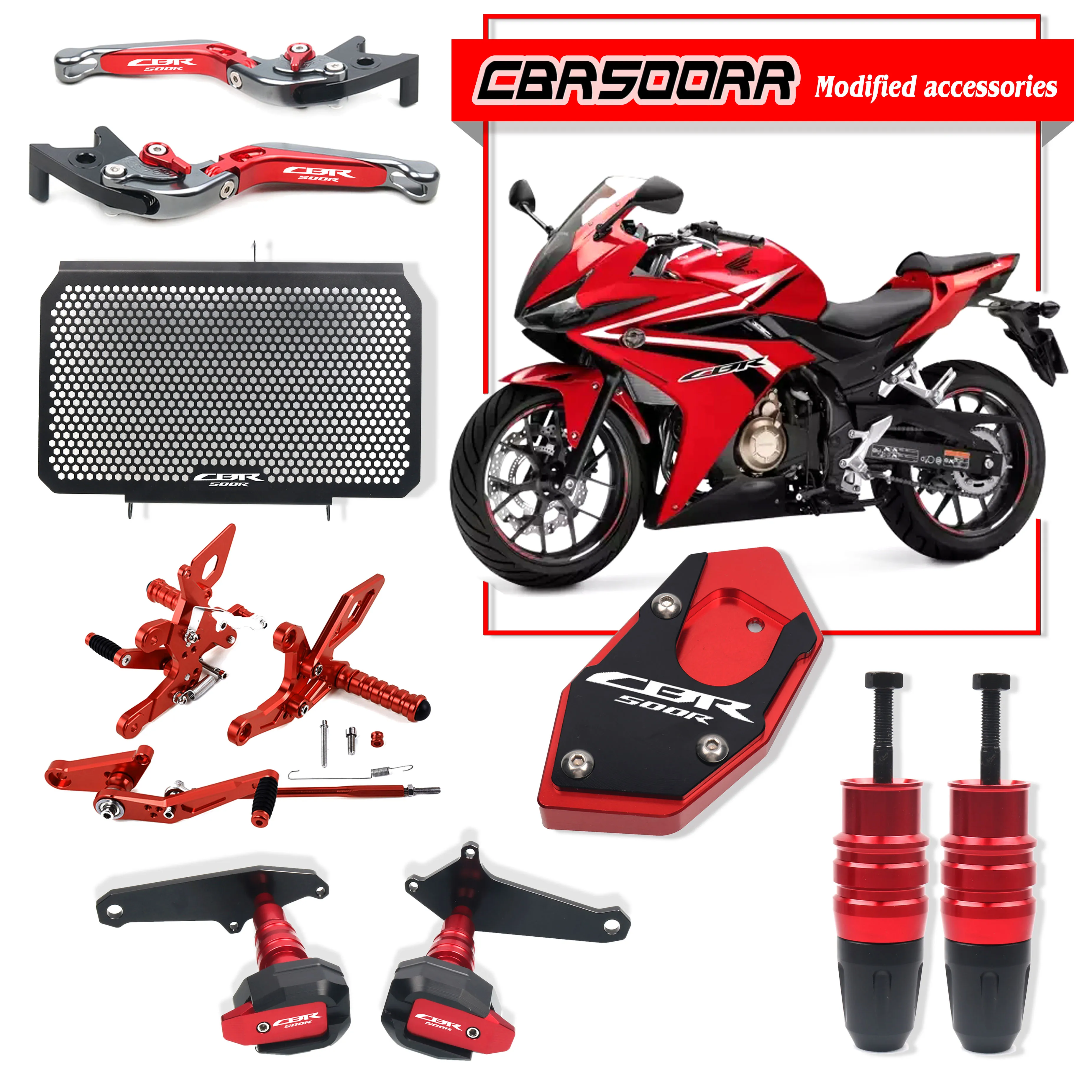 Защитный чехол для двигателя мотоцикла HONDA CBR500R CBR 500R Защита радиатора защита от