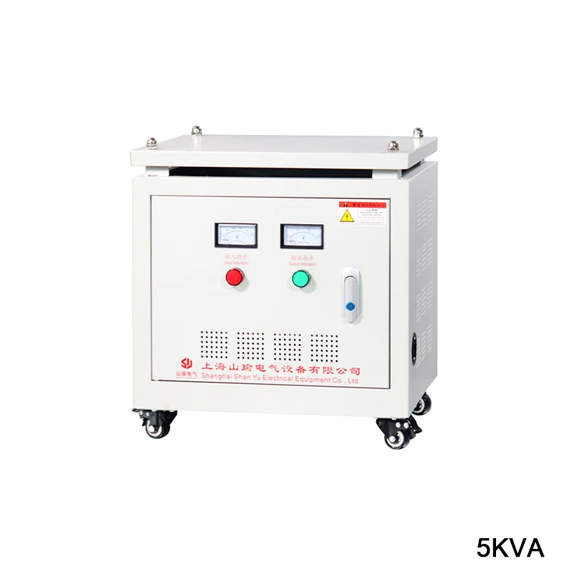 5KVA Трехфазный изолирующий трансформатор 5-50KVA сухой низкочастотный трансформатор 415 V/440 V/480 V до 380V 380V до 220V - Цвет: 5KVA