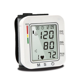 

Wrist Sphygmomanometer Blood Presure Meter Monitor Heart Rate Pulse Portable Tonometer