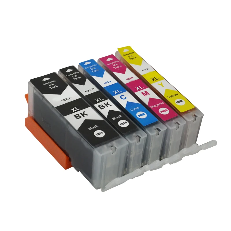 PGI 250 CLI 251 BK C M Y ink cartridge Compatible For canon PIXMA