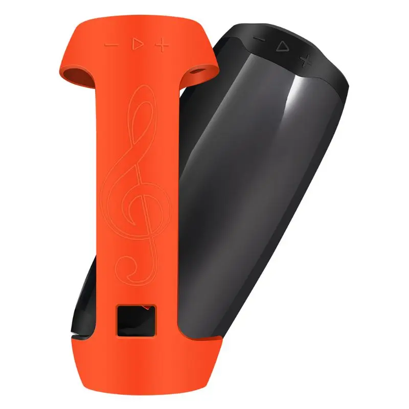 Силиконовый чехол с карабин с ремешком для J-B-L Pulse 4 Bluetooth