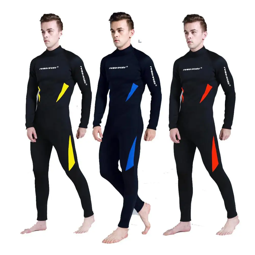 Neoprene 3MM Wetsuit One-Piece Full body For Men Scuba Dive Surfing Snorkeling Spearfishing Plus Size