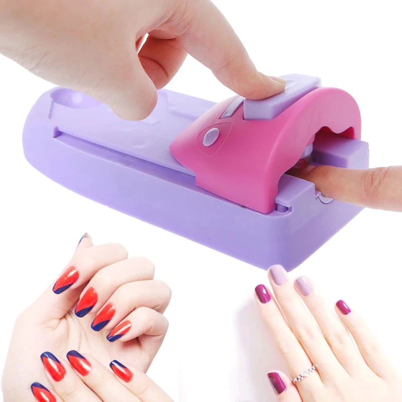 Nail Art DIY Printer Printing Manicure Machine with 6 metal pattern plates Stamp Set Scraper Chart Plate Tool | Красота и здоровье