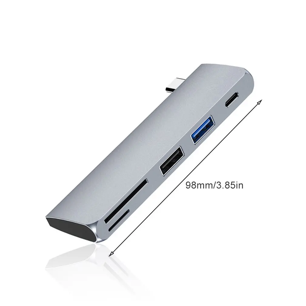 USB 3,1 type-C концентратор к HDMI адаптер 4K Thunderbolt 3 usb-хаб с 3,0 разъемом для чтения PD для MacBook Pro/Air