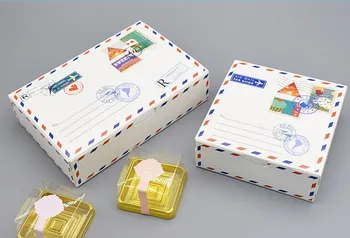 

15Pcs 14x14x5cm Creative Cake Boxes White Kraft Muffin Box Baking Products Packing Box Small Gift Paper Box Party Supplies