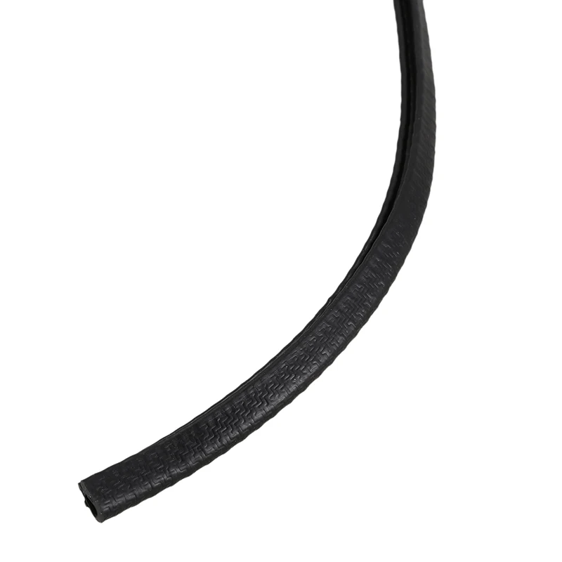 car Boat 4M U type rubber sealing strip Black