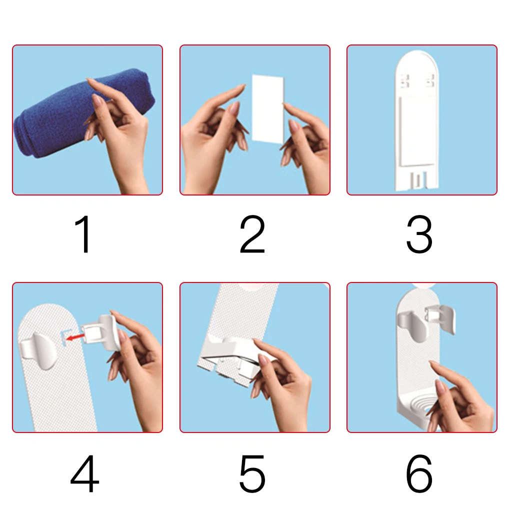 Electric Toothbrush Holder For home Wall Mounted Save Space Keep Dry Stop Mildew Toothbrush Holder new Universal Non-slip Style