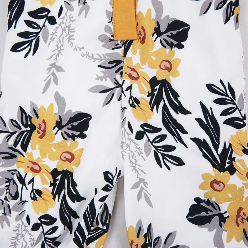 Infant Baby Girls Floral summer Sleeveless romper baby girl Jumpsuit Personality design Rompers Clothes Outfits 0-4Y baby rompers baby jumpsuit baby clothing