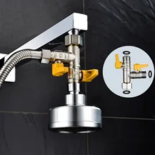 Медь 4 живое соединение трёхполосное соединение с переключателем, один в, два из делителя воды, одна ветвь, двухсторонний шунт водопровода