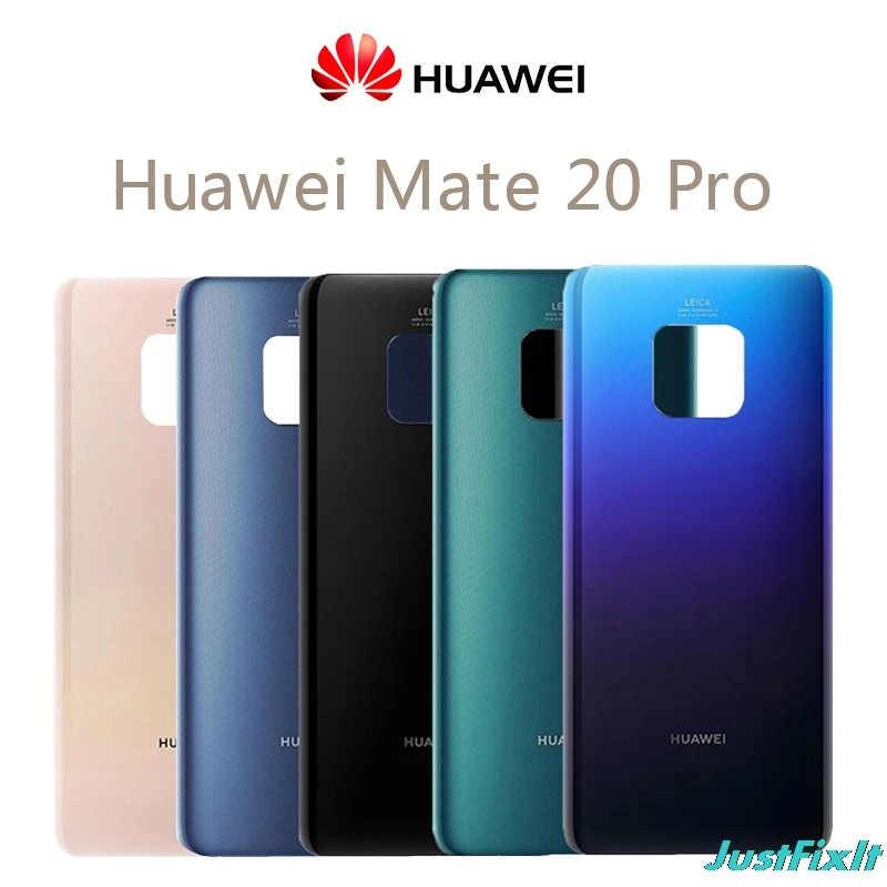 Для Huawei Mate 20 Pro крышка батареи Mate20 Задняя стеклянная панель для 20pro задняя дверь