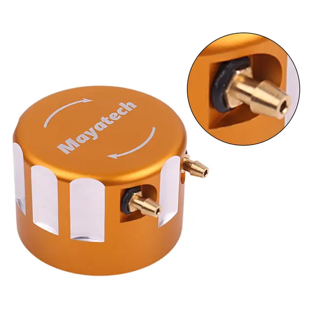 Mayatech CNC Aluminum Alloy Oilcan Cover Gasoline-tank Box Lid Oil Drum Cap Shell Top Adapter Filter