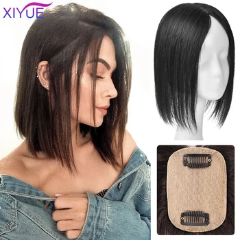 

XIYUE Beauty 360 Invisible Bangs Hair Transparent Lace 3D Bangs Clip In Air Bang Fringe Hair