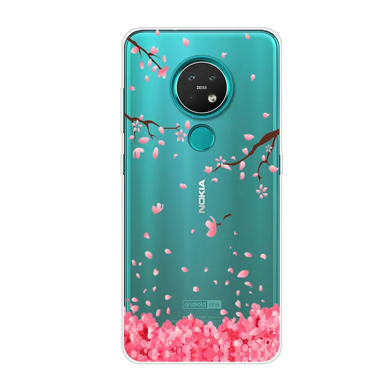 Для Nokia 7 2 чехол Funda для 2019 TA 1196 1181 1178 1193 Чехол Мягкий силиконовый из ТПУ Nokia7.2
