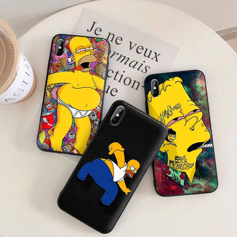 Чехол V15 Pro Z5X Y11 V17 U3 Y5S для vivo V7/Y75 V7Plus/Y79 защитный чехол V9/Y85/Y89 V11 etui homer. j Simpsons |