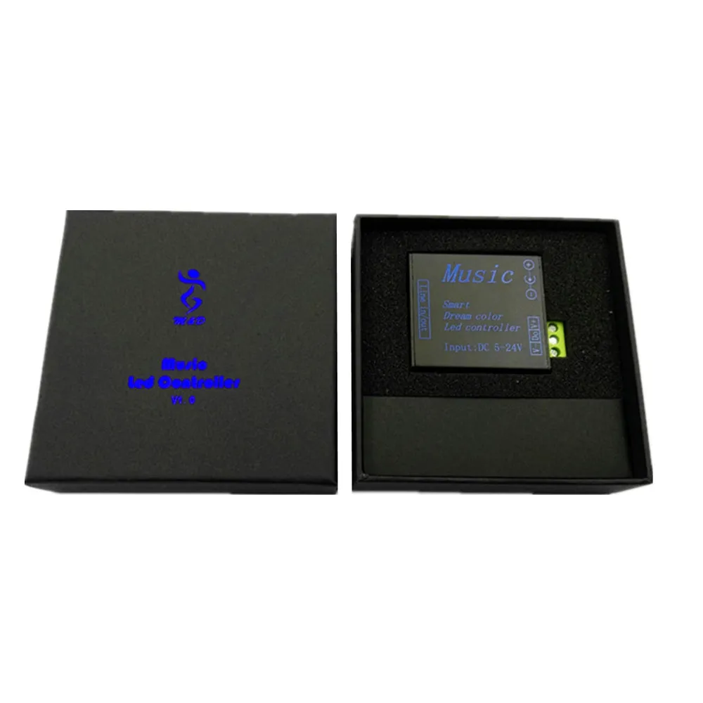 LED music controller DC5V-24V SPI RGB Smart dream color for 5050 ws2811 ws2812b led strip modules